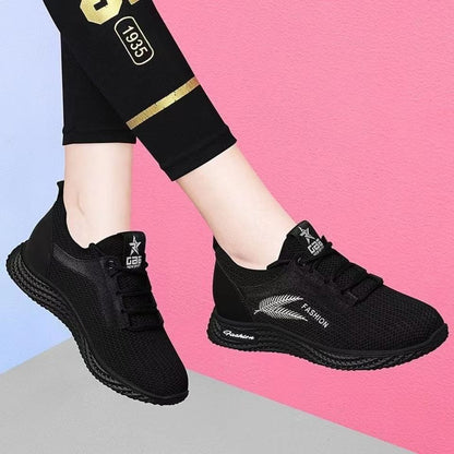 Damen Sneaker Modisch Atmungsaktiv Heidi Schuhe