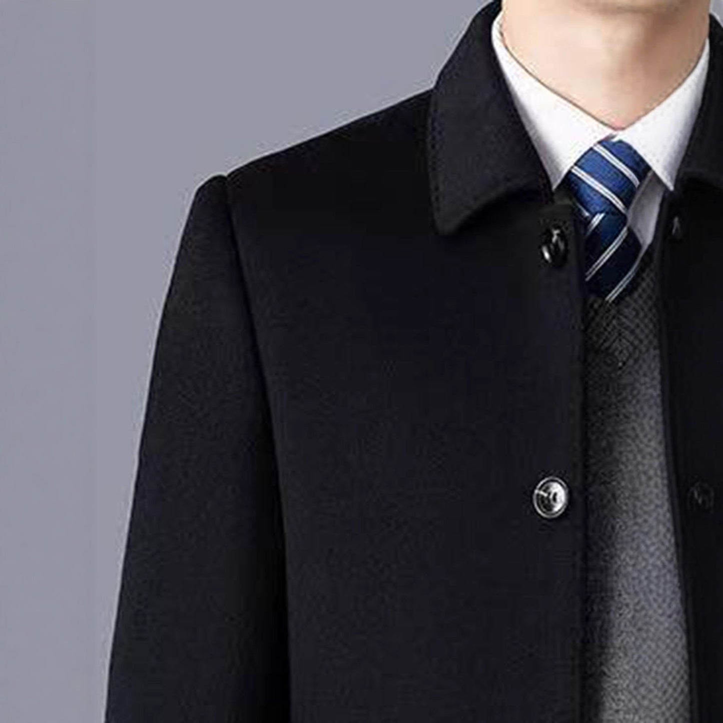 Herren Wintermantel Modisch Warm Übergröße - BerlinGlamour