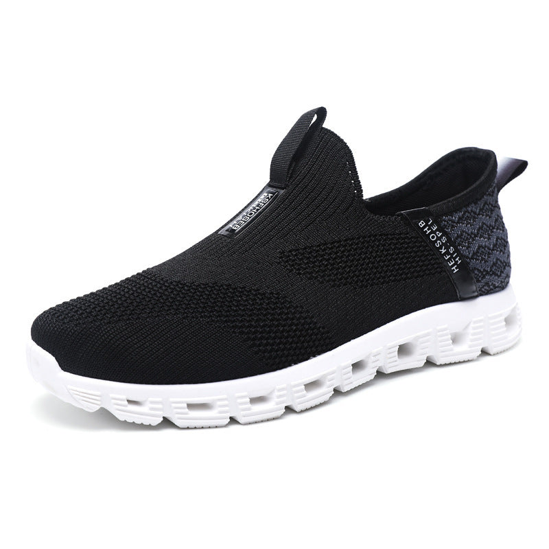Damen Sneaker Bequem atmungsaktiv Slip-On Schuhe Sportlich