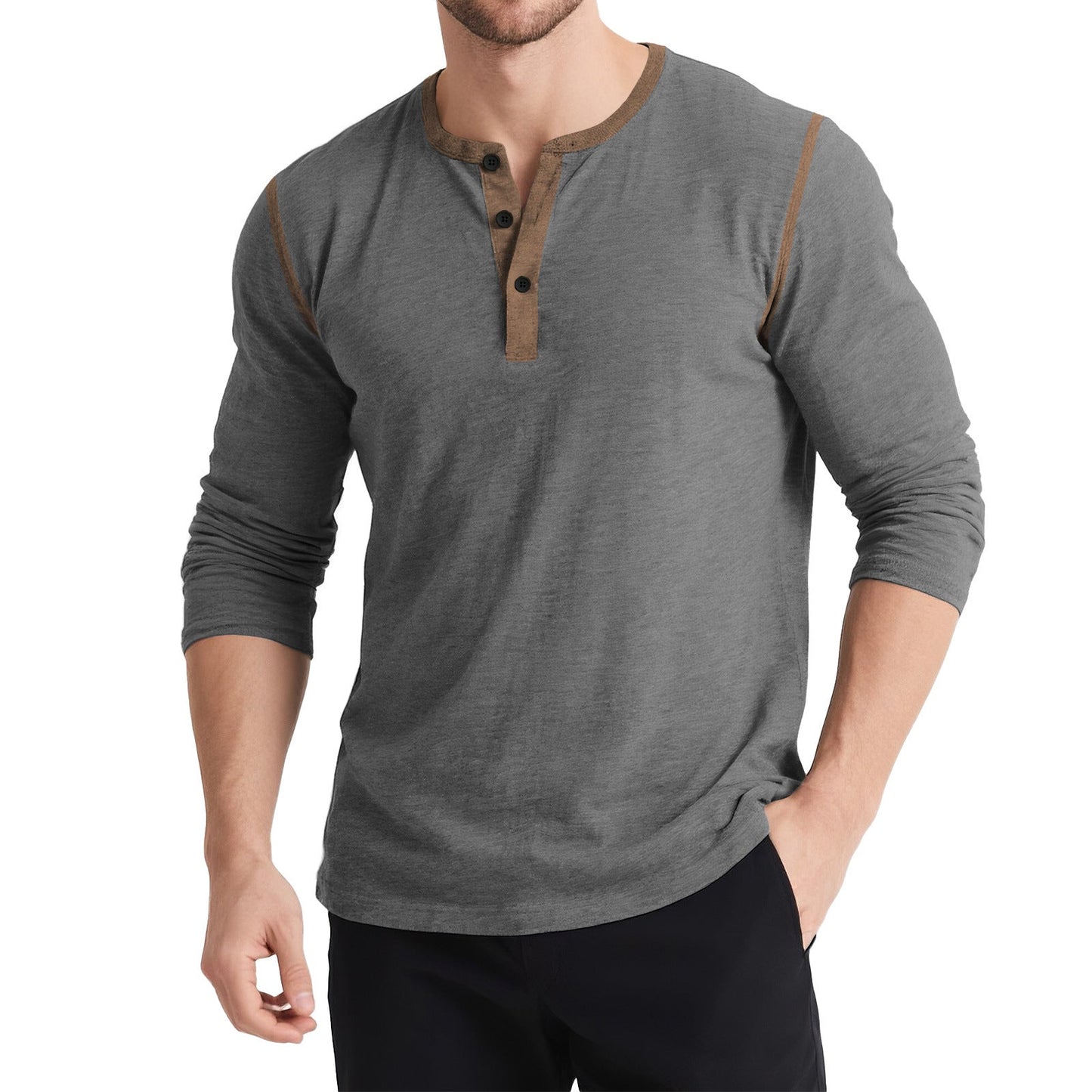Herren Langarmshirt Modern Stadtchic Berlin