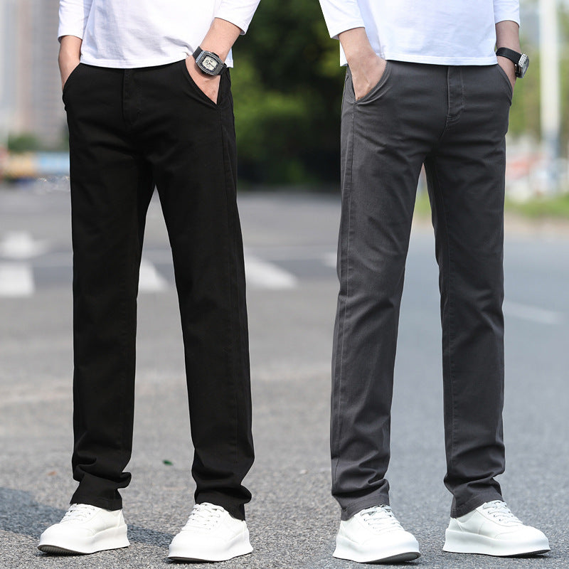 Herren Chinos Slim Fit Elastisch Mit Stretch