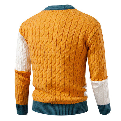 Herren Strickpullover Modern mit Muster und Tragekomfort