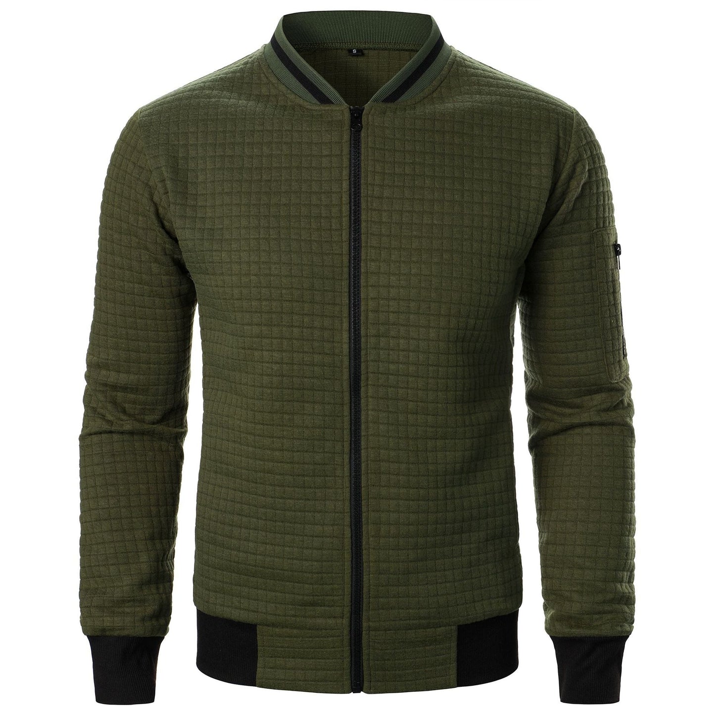 Herren Steppjacke Sportlich Funktionell mit Strukturdesign