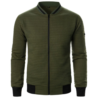Herren Steppjacke Sportlich Funktionell mit Strukturdesign