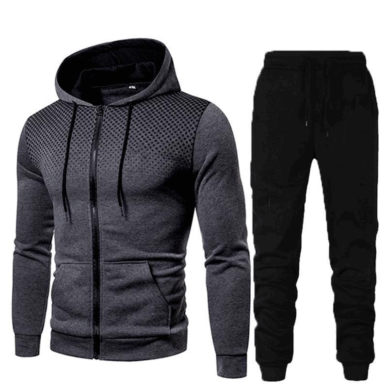 Herren Sportanzug Kapuzenjacke atmungsaktiv Reflektierend