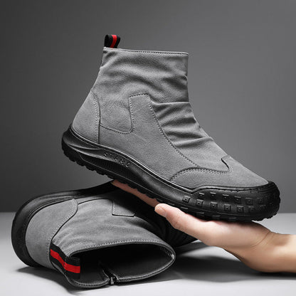 Damen Ankle Boots Modisch Elastisch Rutschfest