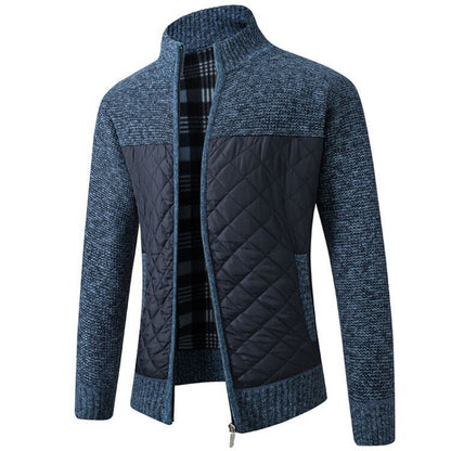 Herren Hybridjacke Modern Strukturiert Wasserdicht