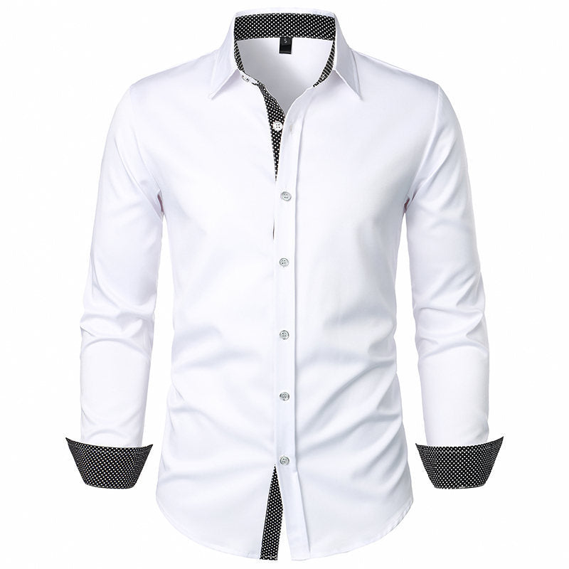 Herren Langarmhemd Modern Slim Fit Elegant Berlin