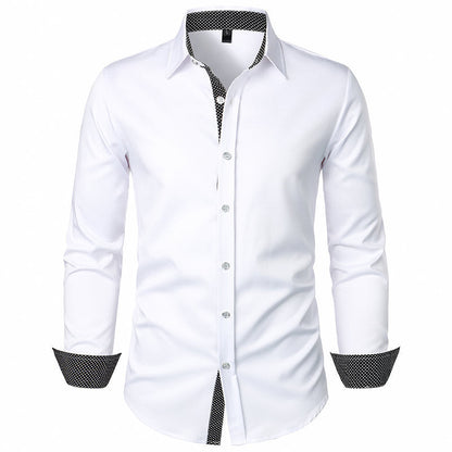 Herren Langarmhemd Modern Slim Fit Elegant Berlin