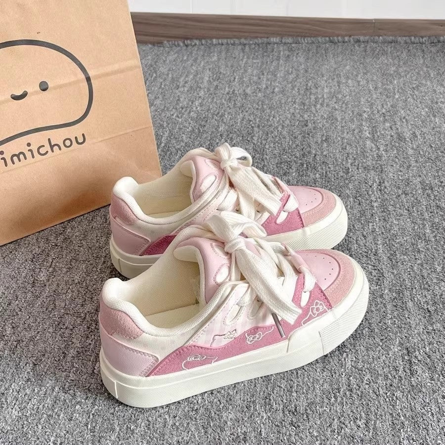 Damen Sneaker Modisch Verspielt Weich