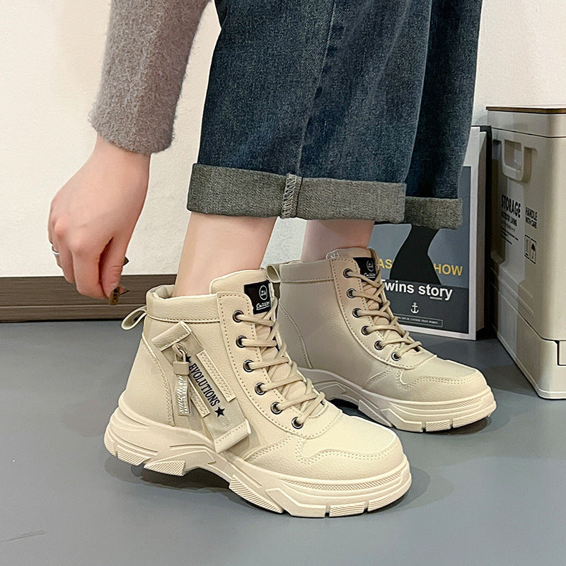 Damen Sneaker Hochformatig atmungsaktiv mit Gummisohle