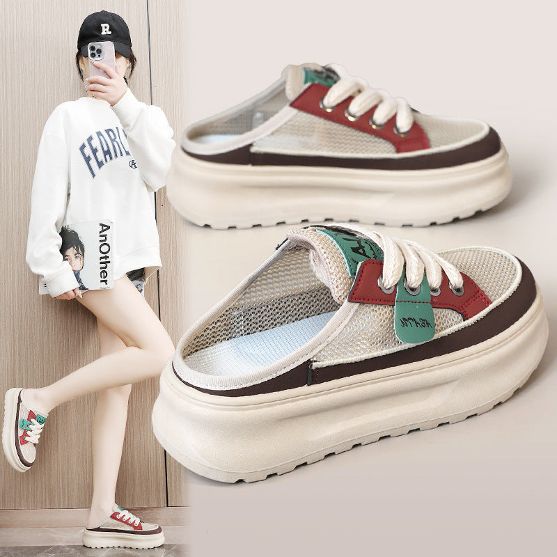 Damen Sneaker Slip-On atmungsaktiv Mesh Modisch - BerlinGlamour