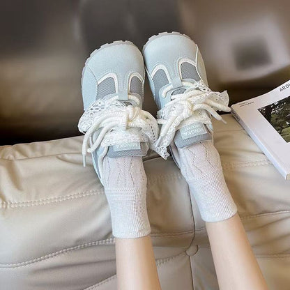 Damen Sneaker Spitze Elegant Komfortabel