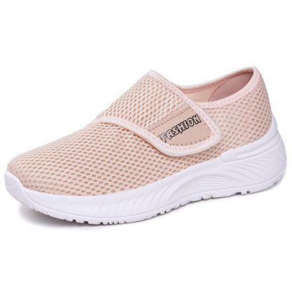 Damen Sport-Schuhe Freizeit Klettverschluss Bequem