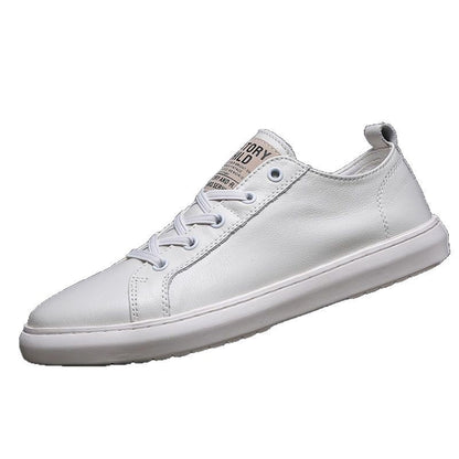 Herren Sneaker aus Leder Bequem Elegant Schwarz