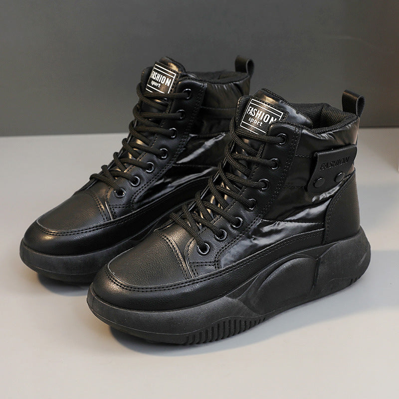Damen Sneaker High-Top Sportlich Rutschfest Moderne