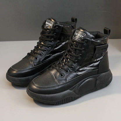 Damen Sneaker High-Top Sportlich Rutschfest Moderne