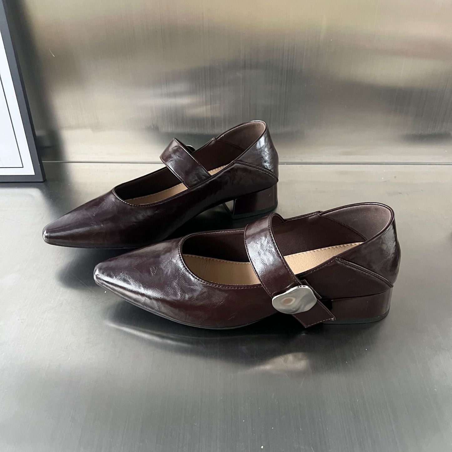 Damen Slingback Ballerinas Modern Elegante Schuhe