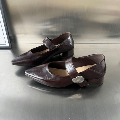 Damen Slingback Ballerinas Modern Elegante Schuhe