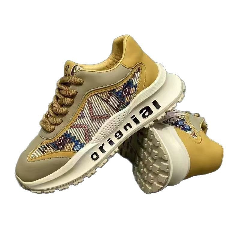 Damen Sneaker Bequem Stilvoll mit Weicher Sohle