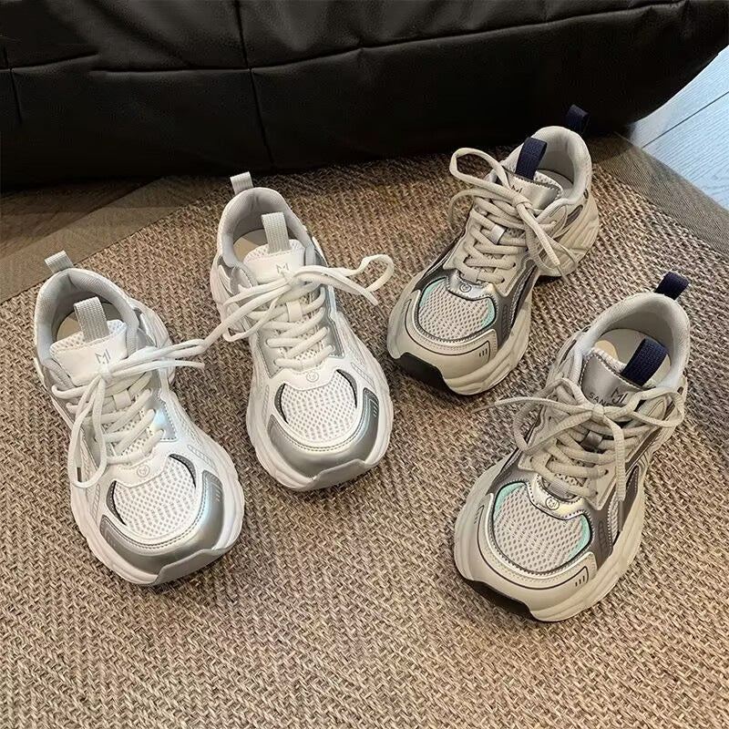 Damen Sneaker Bequem Sport Atmungsaktiv Komfort Schuhe