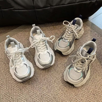 Damen Sneaker Bequem Sport Atmungsaktiv Komfort Schuhe