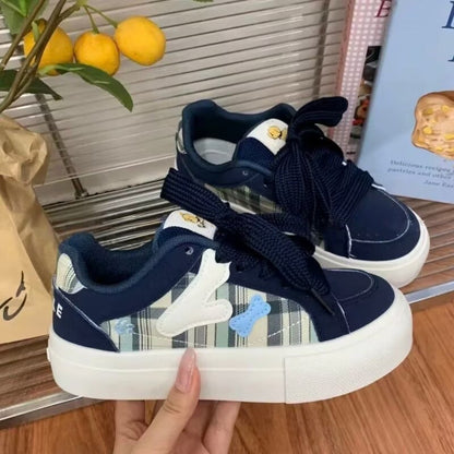 Damen Sneaker Tiermuster Robust Sportlich - BerlinGlamour
