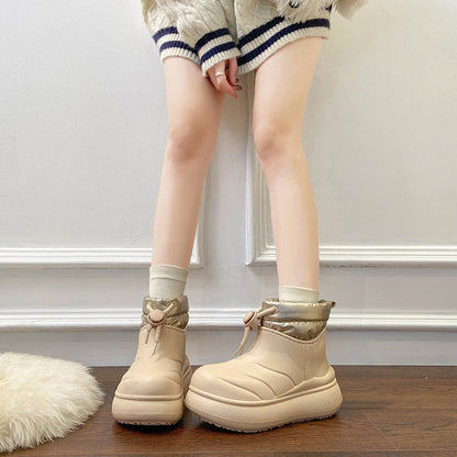 Damen Winterstiefel Warm Wasserdicht Mit Weichem Innenfutter