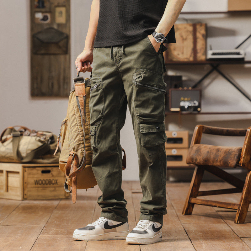 Herren Cargo-Hose Robust Vieltaschen Verstellbar Modern