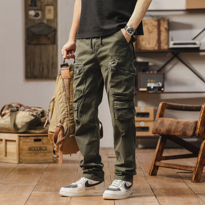 Herren Cargo-Hose Robust Vieltaschen Verstellbar Modern