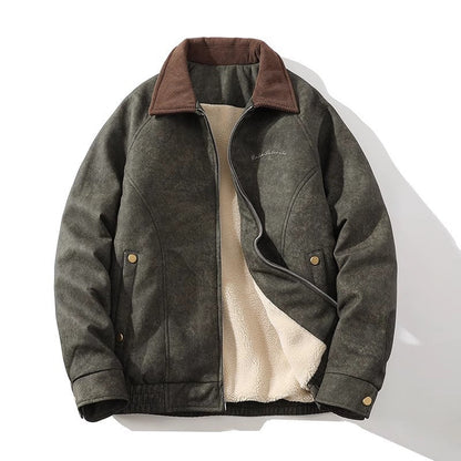 Herren Übergangsjacke Softshell mit Weichfutter und Modernem Kragen