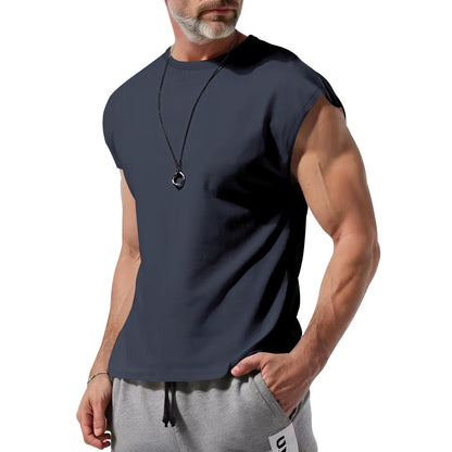 Herren T-Shirt Ärmellos Atmungsaktiv Baumwolle Berlin Style