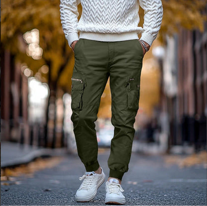 Herren Cargo-Hose Vieltaschen Flexibel Bequem