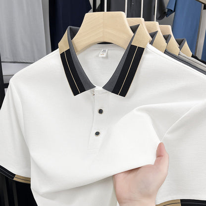 Herren Poloshirt Slim Fit Modern Grau
