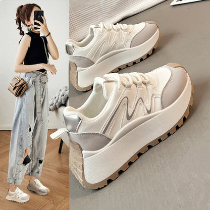 Damen Sneaker Bequem Plateau Schuhe Modern - BerlinGlamour