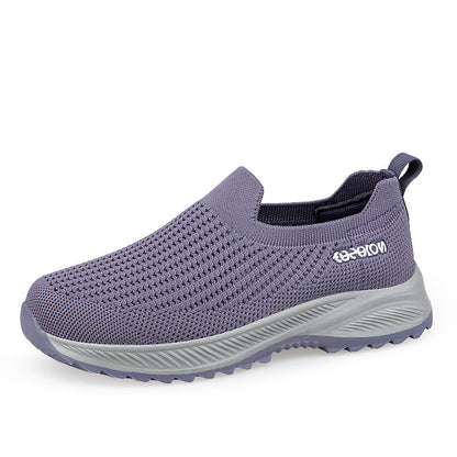 Damen Sneaker Slip-On Bequem Sportlich