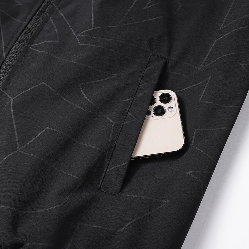 Herren Übergangsjacke Modern Gesteppt Elastisch