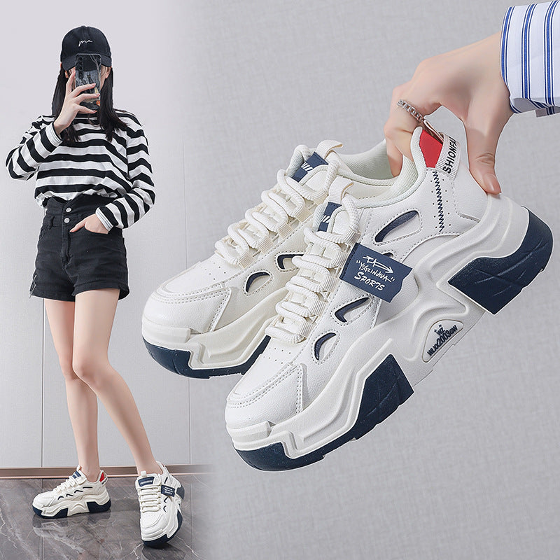 Damen Sneaker Chunky Bequem atmungsaktiv mit gepolsterter Sohle - BerlinGlamour