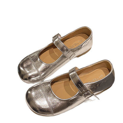 Damen Ballerinas Elegante Komfort Schuhe Mit Riemchen