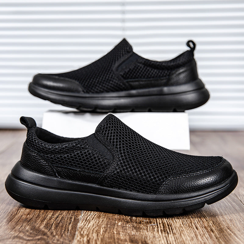 Damen Sneaker Slip-On Atmungsaktiv Mit Rutschfester Sohle