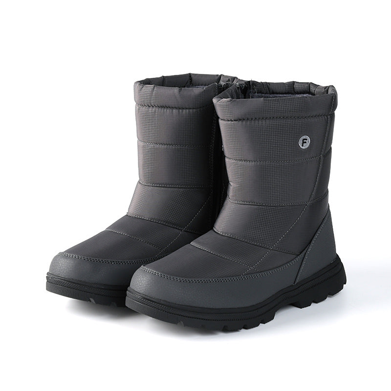 Damen Winterstiefel Isoliert Rutschfest Schnellverschluss
