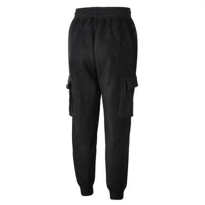 Herren Fleece Hose Cargo Bequem Warm