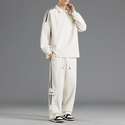 Herren Sportset Funktionstaschen Hochkragen Sportlich
