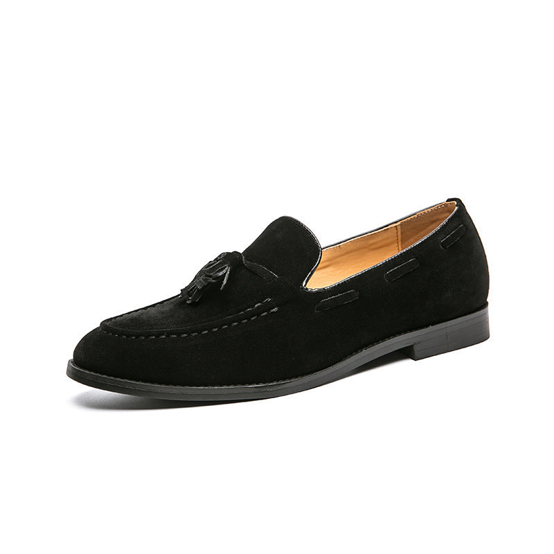 Damen Mokassins Wildleder Quasten Detail Modern