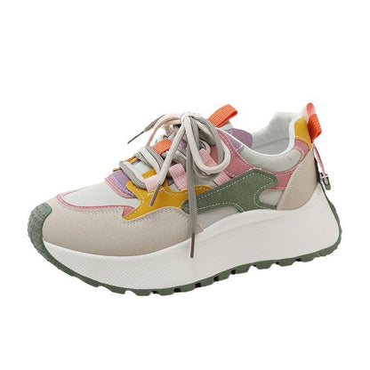 Damen Sneaker Sportlich Bunt Rutschfest