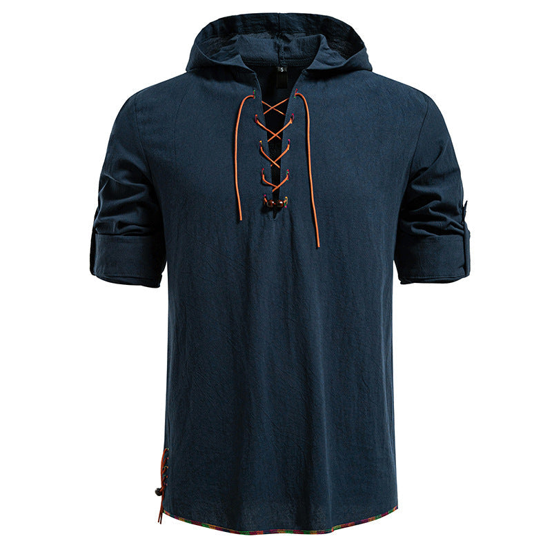 Herren Bluse Mit Schnürung Modern Berlin Style
