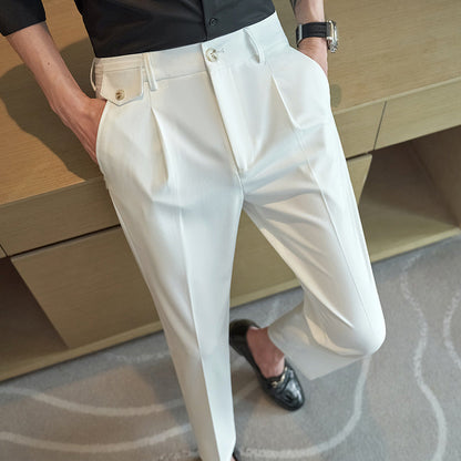 Herren Anzughose Slim Fit Modern