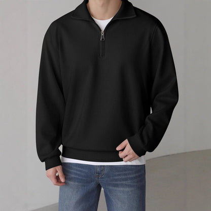 Herren Pullover Lässig Mit Reißverschluss Casual