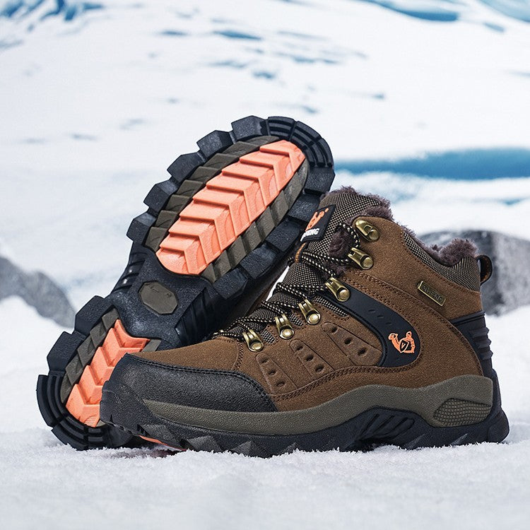 Wanderschuhe Herren Warm isoliert Trekkingstiefel