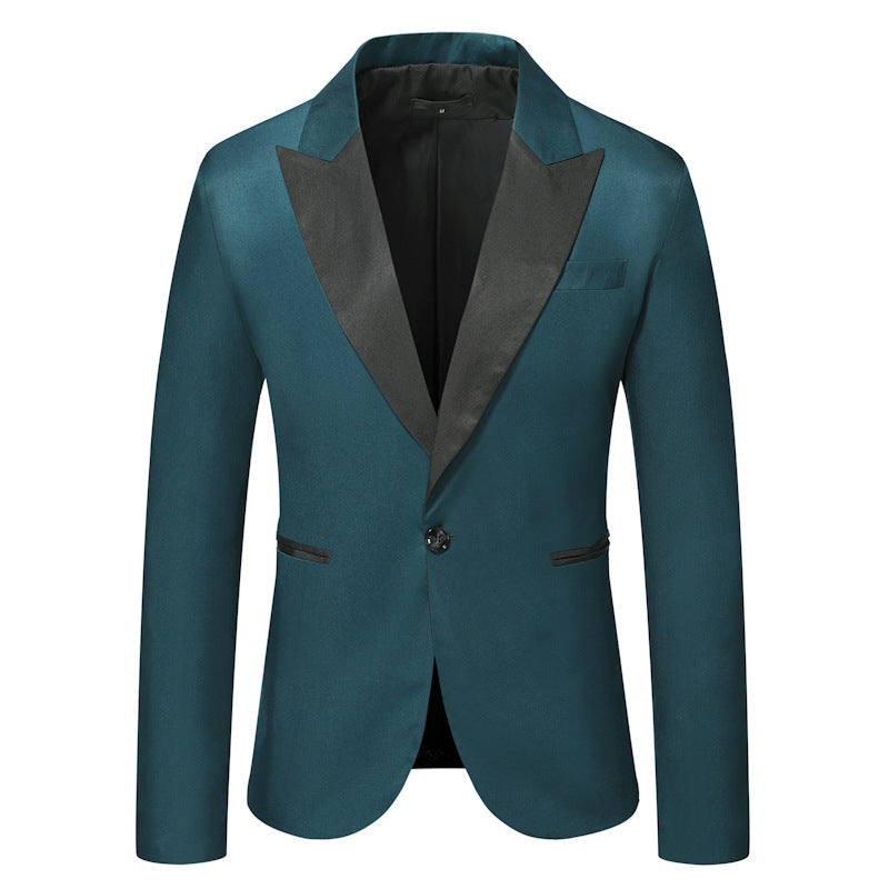 Herren Blazer Elegant Smoking Anzug Modern Schwarz - BerlinGlamour